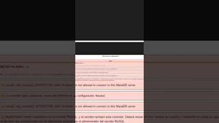 Error al Ingresar a LOCALHOST