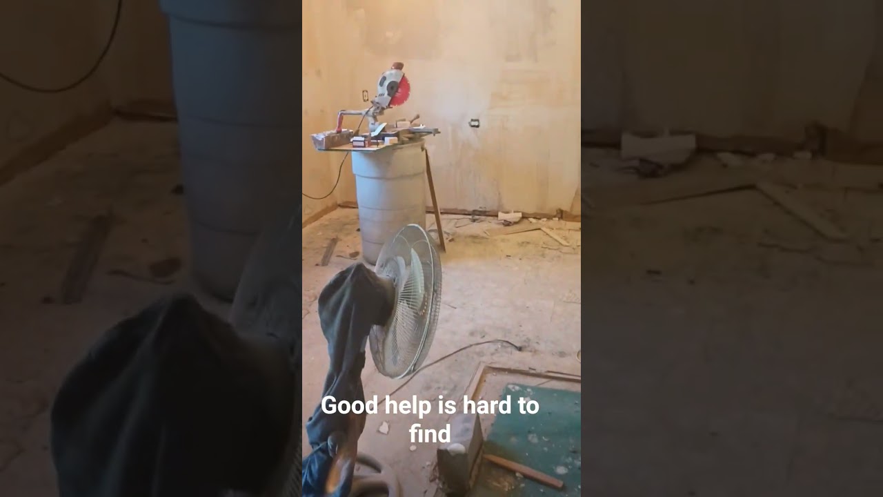renovation project...good help is hard to find