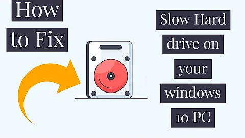 How to Fix Slow Hard Drive on Your Windows 10
