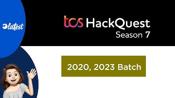 TCS Mega Hiring 2022/ 2023 Batch | TCS HackQuest Season 7 | Oflatestblog