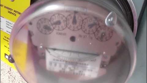 Meter Running Backwards