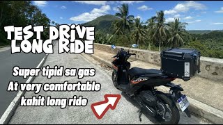 HONDA CLICK 125i V3 , FIRST LONG RIDE, MAUBAN QUEZON,