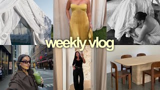 weekly vlog 💌🏡the royal wedding, furniture deliveries, melbourne trip + exciting annoucement!!! 🍵🍌