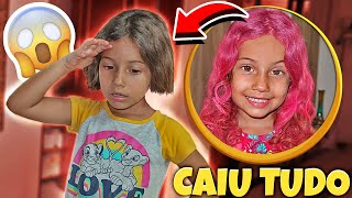 PINTEI MEU CABELO DE ROSA E ELE CAIU TODO !!!