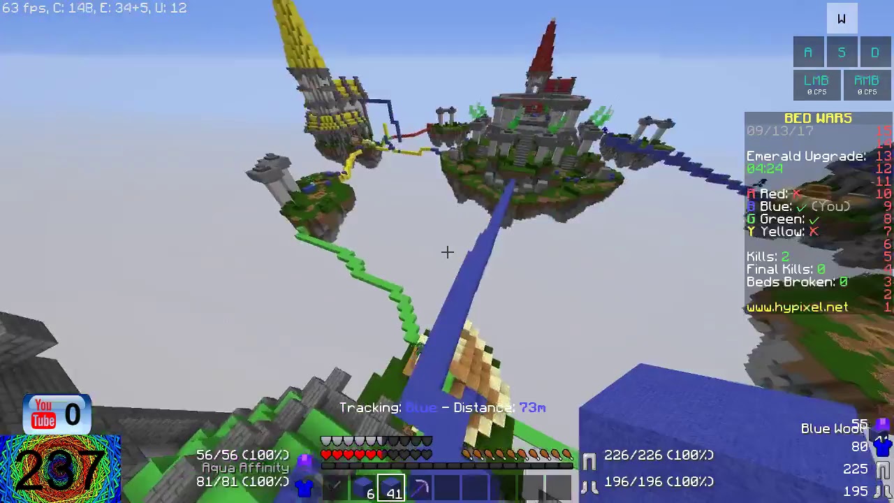 Minecraft BW Live Stream #11 - YouTube