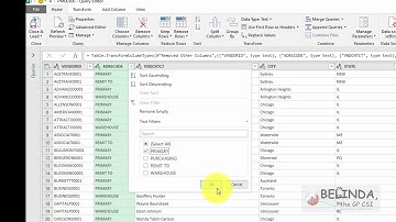 Compare 2 Microsoft Excel Files using Inquire