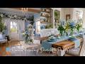 💙 Powder Blue Cottage Serenity | Romantic Farmhouse Decor for a Peaceful Home