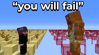 Minecraft but I battle a PARKOUR GOD...