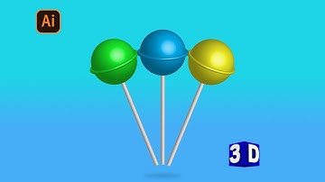 How To Create a 3D Lollipop in Illustrator