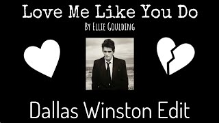 Love Me Like You Do By Ellie Goulding: The Outsiders Dallas Winston Edit #shorts