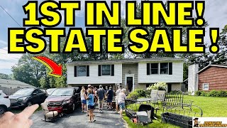ESTATE SALE 1ST IN LINE ON 1ST DAY!
