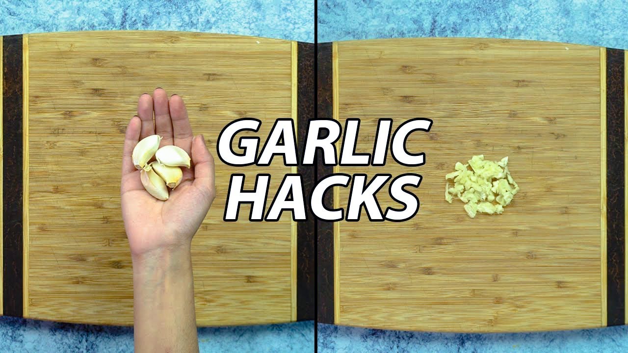 Garlic Hacks | Garlic Peeling & Minced Garlic | Cutting and Peeling Hacks #shorts | SooperChef