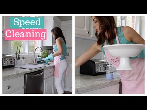 Speed Cleaning My House Speed Clean with Me Cleaning Motivation 