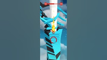 stack ball gameplay most satisfying game #stackball #games #stackballgame #roblox #viral #puzzle