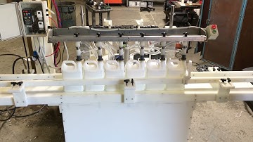 RIADA MODEL BLEACH FILLER- 6 HEAD PRESSURE OVERFLOW FILLER 5/2021