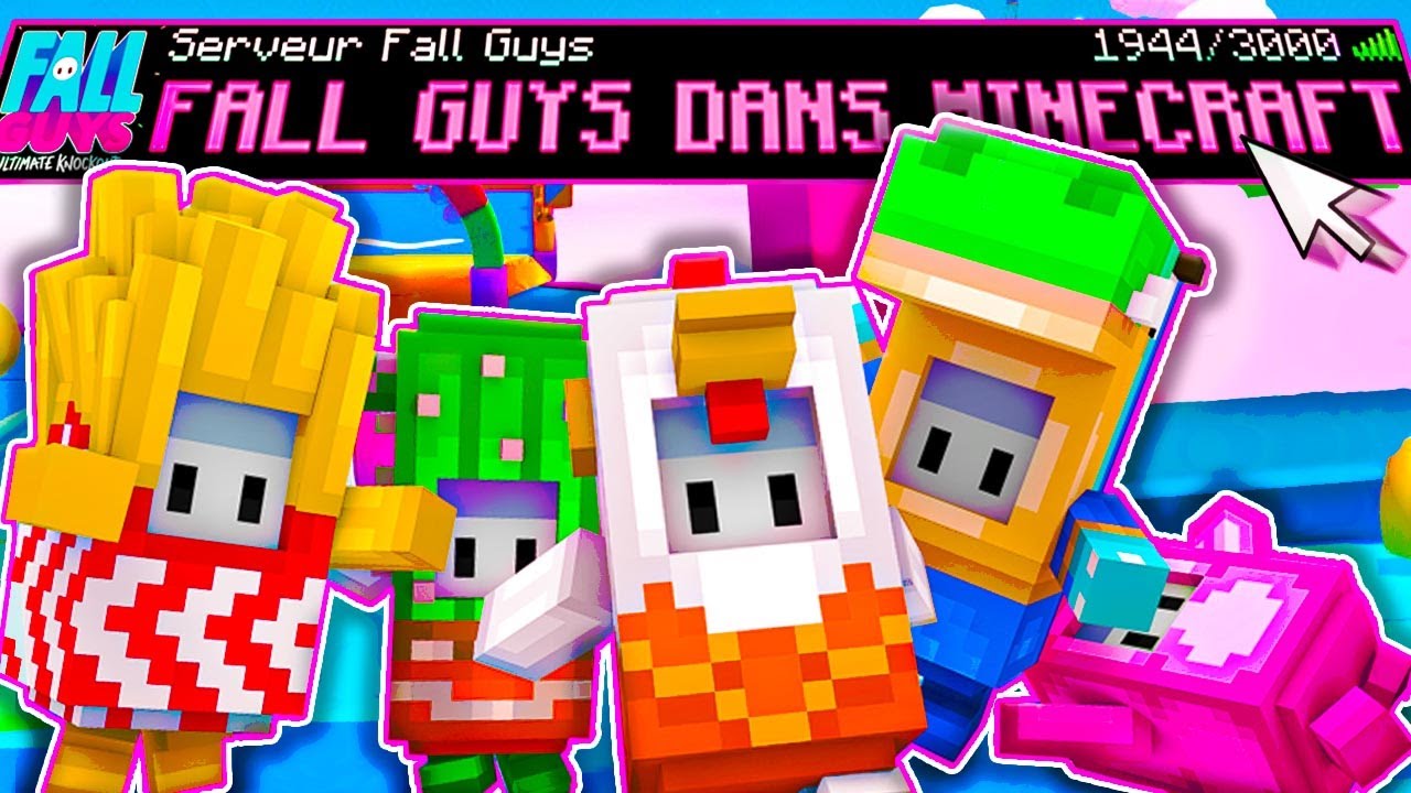 UN SERVEUR FALL GUYS SUR MINECRAFT ?!! - YouTube