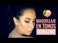 MAQUILLAJE EN TONOS DURAZNO🍑| PEACH TONES MAKEUP🍑| MAYTE ALVARADO