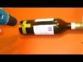 How to drill a hole in a Wine Bottle