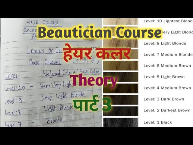 Hair Colour Theory in Hindi Part-3/What are Base Colours & Undertones -  YouTube