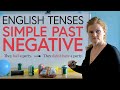 Understanding Simple Past Negative in English
