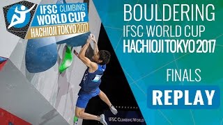 IFSC Climbing World Cup Hachioji-Tokyo 2017 - Bouldering - Finals - Men/Women