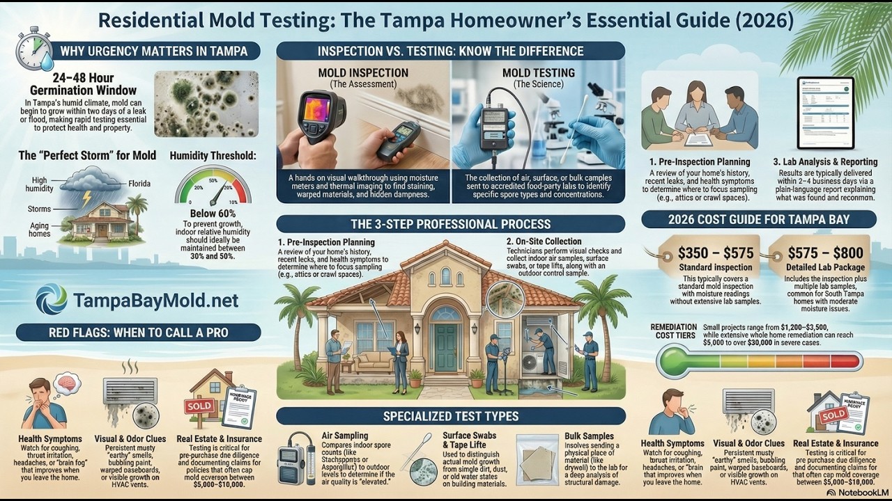 Residential Mold Testing Tampa: Preventing The Spread Of Mold & Essential Homeowner Tips