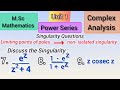 Singularity Questions - 4: ( e^ z) / ( z^ 2) + 4 ) , z cosec x , #NonIsolatedSingularity #poles