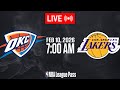 NBA LIVE Oklahoma City Thunder vs Los Angeles Lakers 