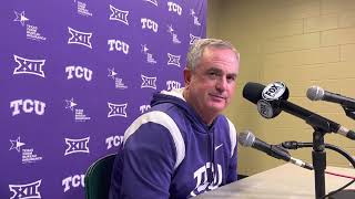 TCU 29, Baylor 28 | Sonny Dykes postgame press conference