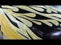 カスタムペイント・トライバル塗装&キャンディー塗装 / How to custom paint Tribal Flames