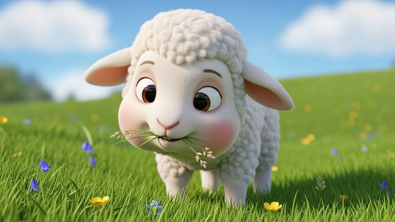 The Happy Lala Lamb 🐑🎵 | Cheerful Nursery Rhyme for Kids | Fun Sing-Along