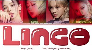 Aespa   Lingo color Coded S Hanromeng