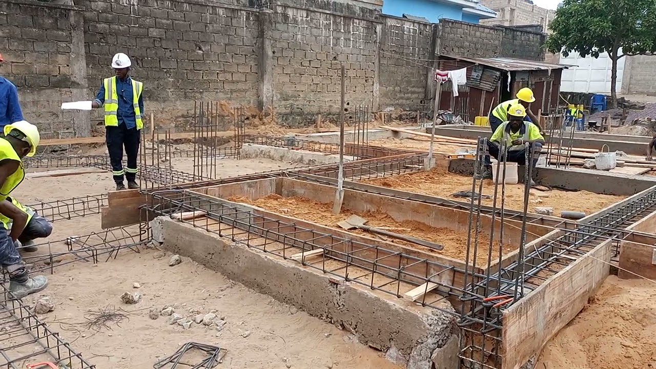 Évolution des Travaux de FONDATION des APPARTEMENTS R+1 à Mont-Ngafula/ Maman Mobutu +243821300773