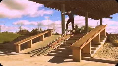 10 Stair Handrail BackSide BoardSlide