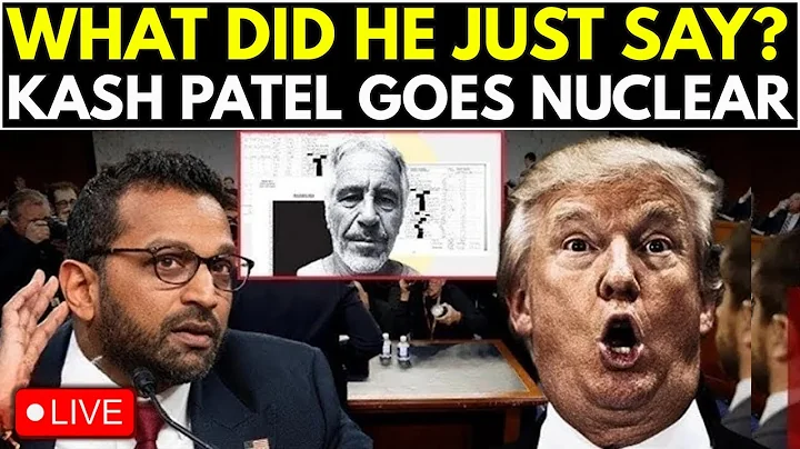 US Senate LIVE: Kash Patel Finally EXPOSES Big Names In Epstein Case | Trump Latest News