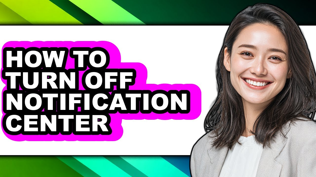 How to Turn Off Notification Center - Easy Guide