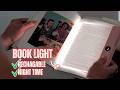 A Nighttime Book Light That is Dimmable And Rechargeable (Easuntec)