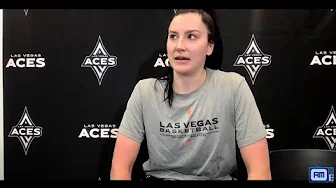 Megan Gustafson Las Vegas Aces post-practice media availability | Aug. 15 thumbnail