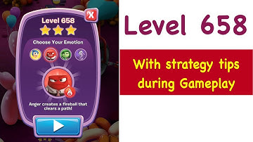 Inside Out Thought Bubbles - Level 658 - Tips and Strategy Gameplay Walkthrough Youtube No Boosters