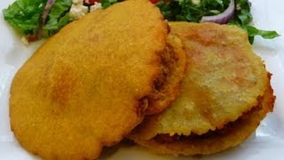 Gorditas Fritas "Infladas" receta comida Mexicana, recipe