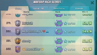 My Way Back Up To Global Top 500 🔥🔥🔥 - Boom Beach Warships Season 80: Early Winter