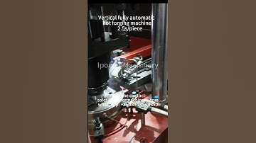 Fully automatic hot forging machine for brass valves/forging machine