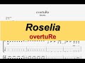 【TAB】Roselia - overtuRe  (Y's Guitars cover) / guitar tab