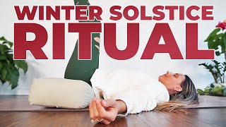 40 Min Winter Solstice Gentle Yoga | Relax, Restore, Reveal Your Wisdom screenshot 3