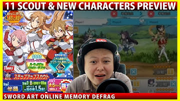 New Characters Preview & A New World Bonding 11 Scout (SAOMD Memory Defrag)