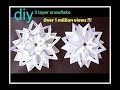 No category | SNOWFLAKE #4, 3 layer snowflake, paper folding, Christmas star ornament, paper crafts | Video tube