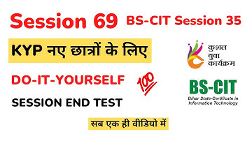 KYP Do-it-yourself session 69 IT 35 End Test