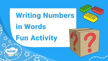 Writing Numbers in Words - Fun Activity | Twinkl Kids Tv