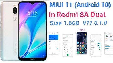 Redmi 8A Dual New Update MIUI 11.0.1.0 Android 10 || Stable Update