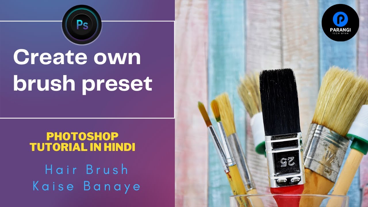 Create own Brush Preset Create Hair brushes in Hair